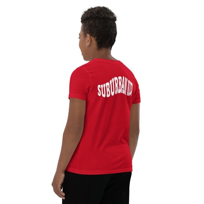 Youth Suburban Kid Golf Cart T-Shirt