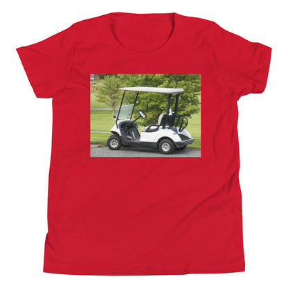 Youth Suburban Kid Golf Cart T-Shirt